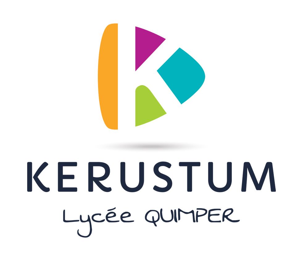 Logo - Lycée Kerustum - Quimper (voir + dans le menu “Nos projets”)