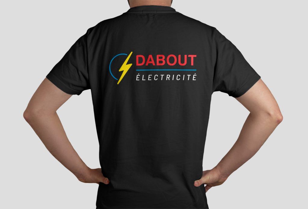 Objet - Marquage T-Shirt Dabout électricité - Pleudihen-Sur-Rance